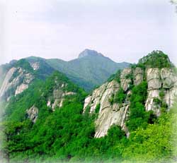월악산 풍경